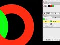 Adobe Illustrator - Appearance - White Hemming Pathパスの白縁取り