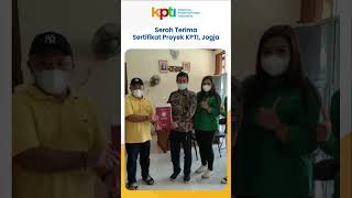 Serah Terima Sertifikat Shm Kpti, Jogja