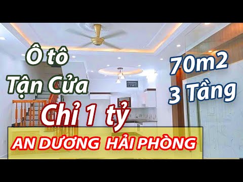 Bán Nhà Hải Phòng Giá rẻ - Chỉ 1 tỷ ( Pháp lý đầy đủ ) - Nhà Đep giá rẻ Hải Phòng - Ô tô đỗ cửa