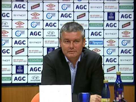 Tiskov konference Davida Vavruky po zpase s Bohemians (12.9.2015)
