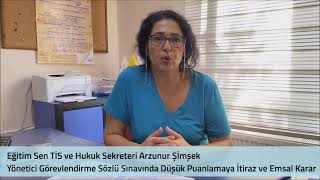 Hukuki Kazanımlarımız: Yönetici Görevlendirme Sözlü Sınavında Düşük Puanlamaya A