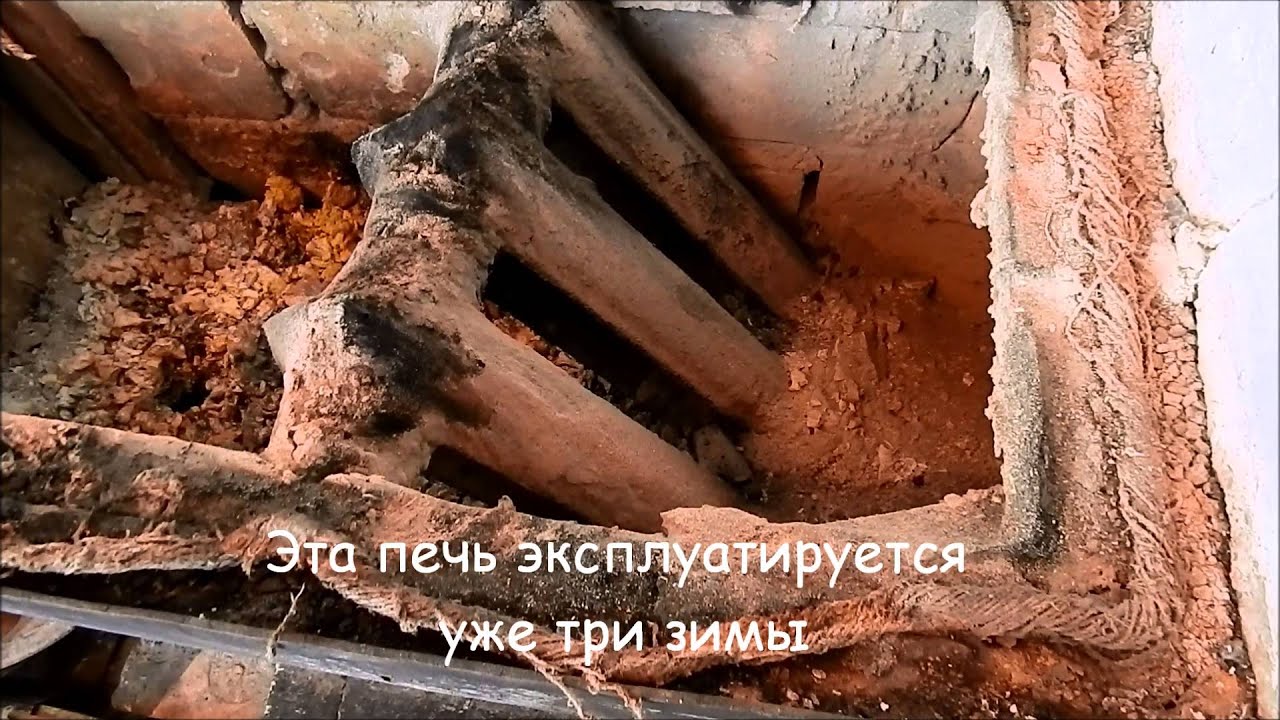 Печь на отработке из батареи Печь на отработке из батареи