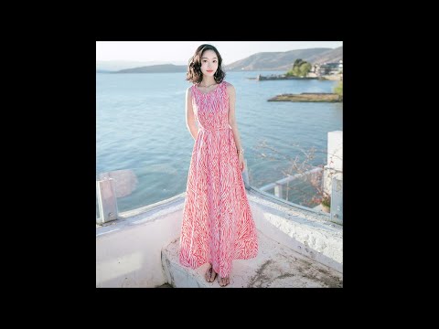Cắt váy maxi vải áo dài 💋💋💋
