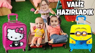 Bahar Banu Alya Ve Asel Mi̇ra İle Tati̇l Vali̇zi̇mi̇zi̇ Hazirladik