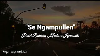 Puisi Bahasa Madura Romantislanceng Arnih