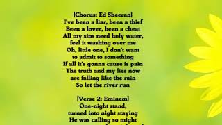 Eminem Ft Ed Sheeran - River Lyrics