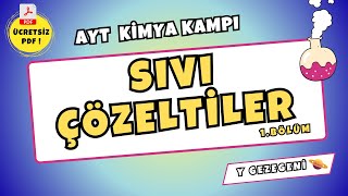 50 Daki̇kada Ayt Ki̇mya 1 Net Garanti̇ Sivi Çözelti̇ler Full Tekrar