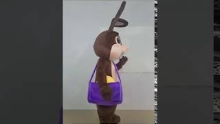 Adult size Brown Easter Bunny Rabbit mascot costume-easter bunny mascot costume