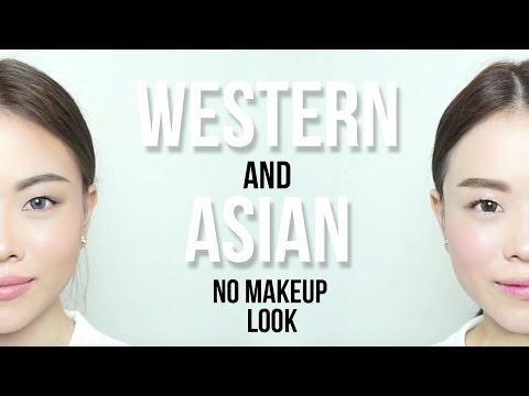 Makeup No Makeup Look Western VS Asian #beautyboundasia #NoMakeupMakeup | Janemakeup - YouTube