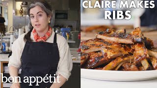 Claire Makes Best-Ever Barbecued Ribs | From the Test Kitchen | Bon Appétit Claire Makes Best-Ever Barbecued Ribs | From the Test Kitchen | Bon Appétit