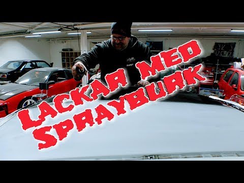 Lackar Mazda Rx8 med Sprayburk - Guttes andra Rx8 - ROS