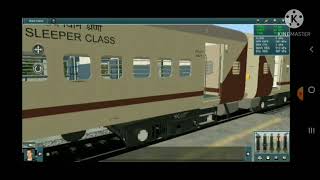Express With Diesel Engine Departing From Bhopal Junction Its