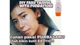 DIY Foundation darkness, fake tanning!!! | vide bastian
