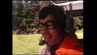 First solo around the world by helicopter, 1983.