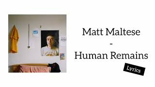 Watch Matt Maltese Human Remains video