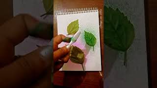 Spray Painting With Toothbrush..
