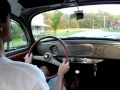 1957 VW Beetle 1200 on the road
