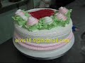 decoracion de tortas en crema chantilly el deco