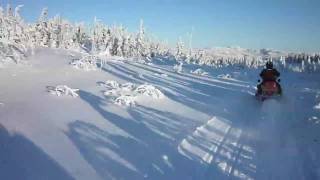 Motoneige Hors Piste Québec Canada Raid Expédition Nordexpe 2010