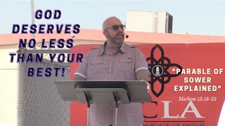 "Parable of Sower Explained" Mathew 13:18-23 Rev. Rudy Rubio Christ-Centered Preaching