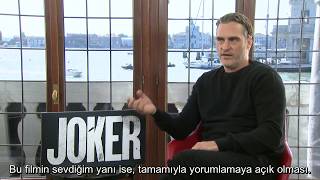 Joaquin Phoenix Joker'i Anlatıyor 4 Ekim Türkçe Altyazılı