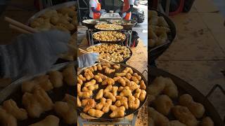 Thai Donuts Made In Amazing Large Quantities #Shorts
