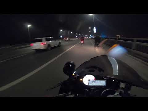 Clip Hot BMW S1000RR Quay Clip Cho Wave 110cc Bốc Đầu Trên Cầu Nhật Tân Hà Nội TBK Team