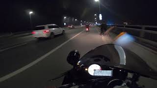 Clip Hot BMW S1000RR Quay Clip Cho Wave 110cc Bốc Đầu Trên Cầu Nhật Tân Hà Nội TBK Team