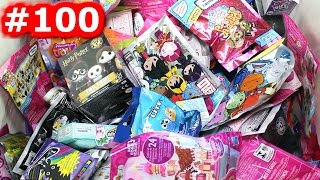Random Blind Bag Box Episode #100 - Tsum Tsum, Shopkins, Harry Potter, Charm U, ElectroKidEEZ
