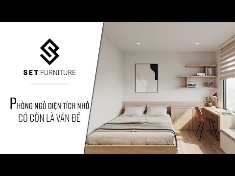 Những lưu ý khi sắp xếp nội thất phòng ngủ nhỏ