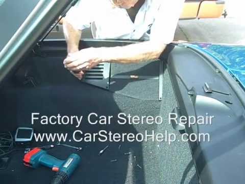 Corvette Bose Rear Speaker Removal and Repair 1990-1996 ...