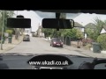 Driving Test T-Junction on a Hill