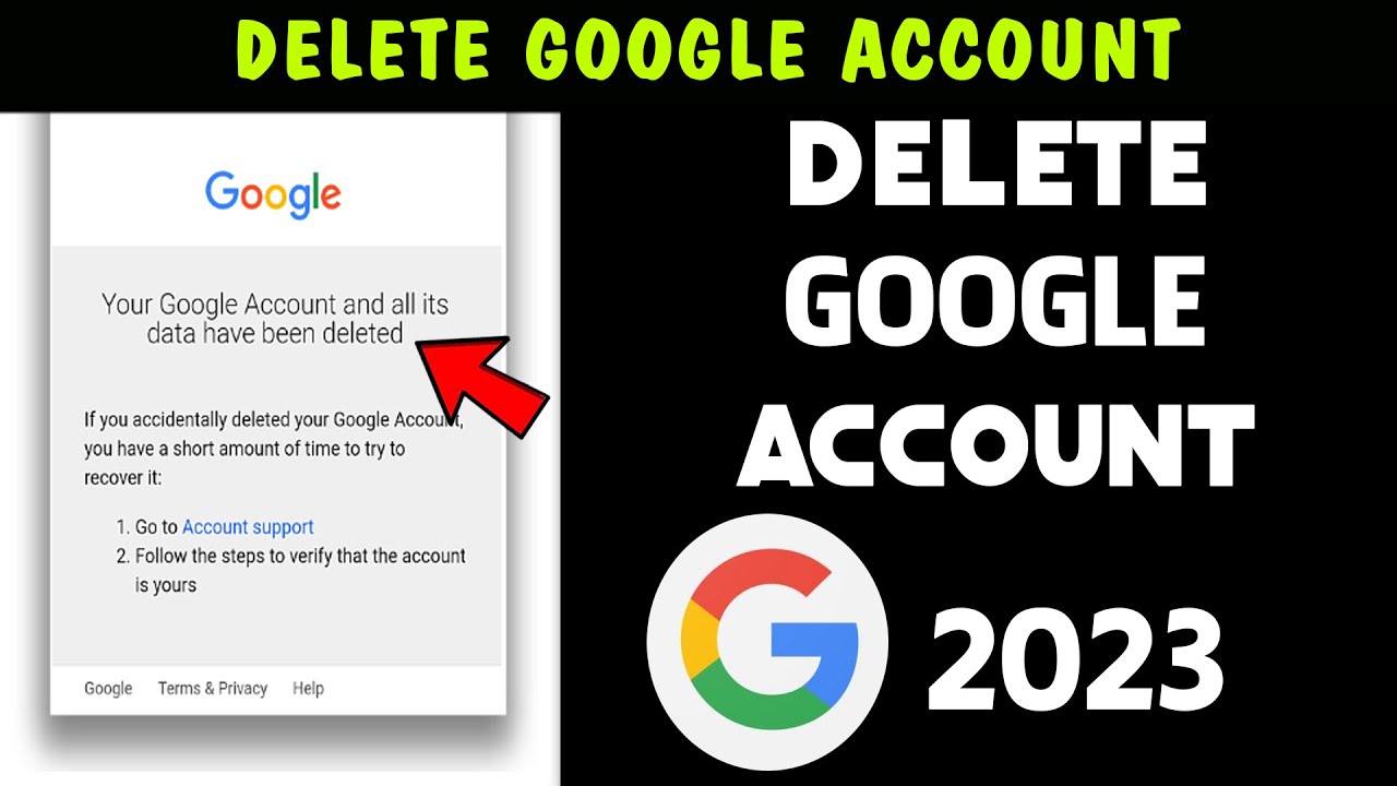 How To Delete Google Account Permanently From Phone 2023 How To Delete Google Account Permanently From Phone 2023
