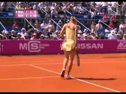 マリア シャラポワ vs Kristina Barrois 2010 Strasbourg ハイライト