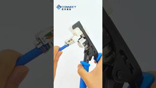 How To Use The Tools Of Cat6A Ftp Network Keystone Jack For With Ethernet Cable