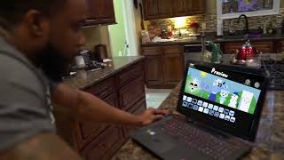 Cash Nasty Punches A Laptop Green Screen Pour Cool As Ice