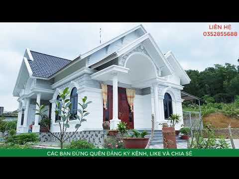 NHÀ ĐẸP cấp 4 mái thái nổi bật đất Chí Linh Hải Dương mẫu 324