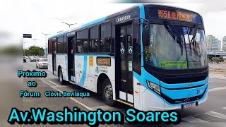 Av. Washington Soares Movimentação De Ônibus Próximo Ao Fórum Clóvis Beviláqua Fortalezaceará