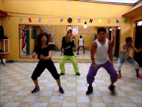 Zumba with shelly poker face