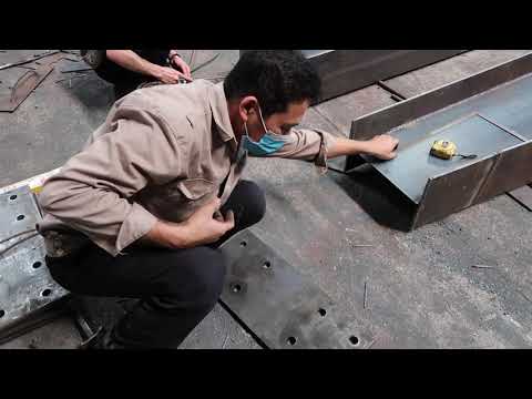 Sản xuất kết cấu thép nhà tiền chế tại xưởng