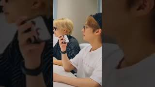 Hyunjin Touching Hans Chest