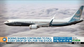 Boeing shares continue to fall, and other top business news