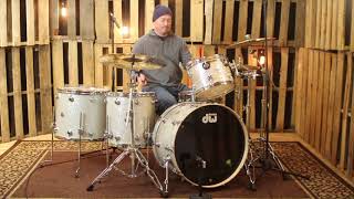 Dw Collectors Maple Broken Gl Drum Set - 24,13,16,18 - So