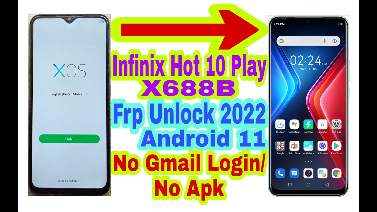 Infinix Hot 10 Play (X688B) Android 11 Frp Bypass Infinix Hot 10 Play (X688B) Android 11 Frp Bypass