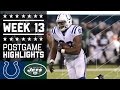 Colts vs. Jets (Week 13) | Game Highlights | Monday Night Foo...