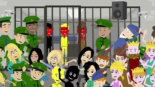 Evil Yellow Horse, Evil Black Bear And Evil Mrs Elf Goes To Prison