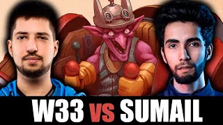 W33 Vs Sumail Mid - Intense Game With Legendary Timber Vs New Meta Tusk Mid