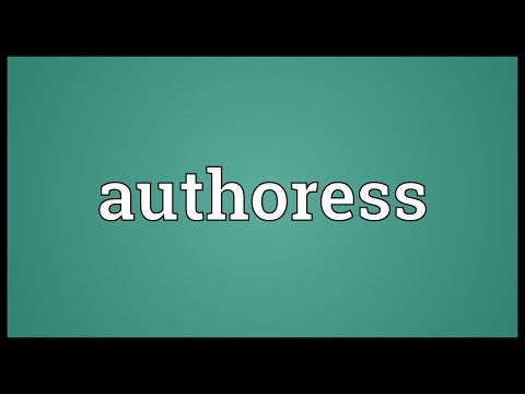 Header of authoress