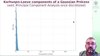 Karhunen-Loeve (PCA) components, Gaussian Processes: Matlab example (1)