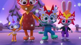 Цветняшки - С Новым Годом! - Зимние Игры Для Малышей - Развивающие Мультфильмы И Песенки Для Детей